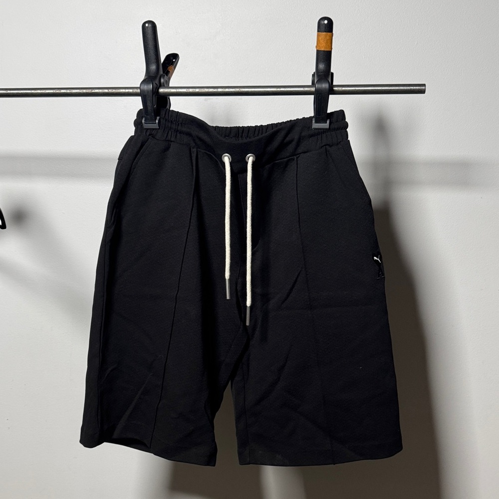 Ami Black Athletic Men's Shorts